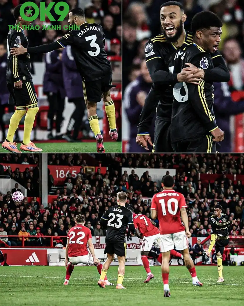 Amad Diallo ghi bàn gỡ hòa cho Man Utd (Ảnh: ESPN Africa).